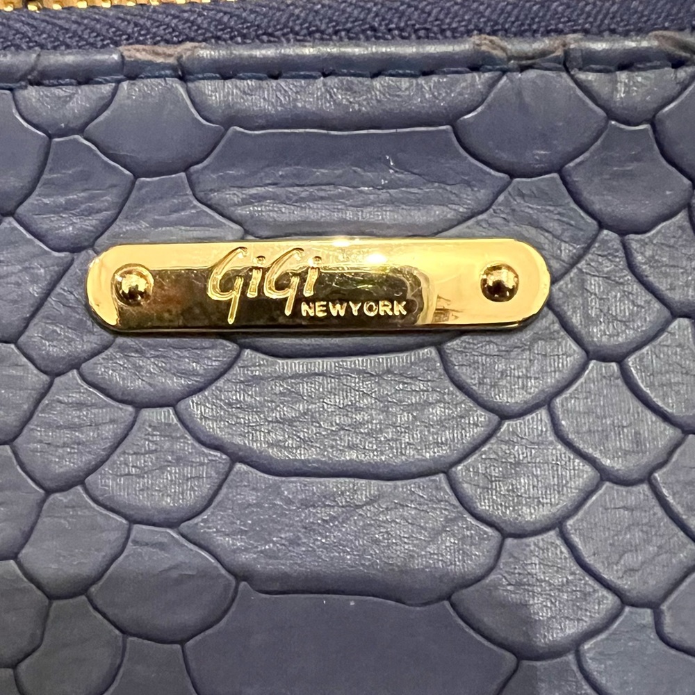 GIGI NEW YORK All In One Clutch Bag Embossed Python - Picture 5 of 9